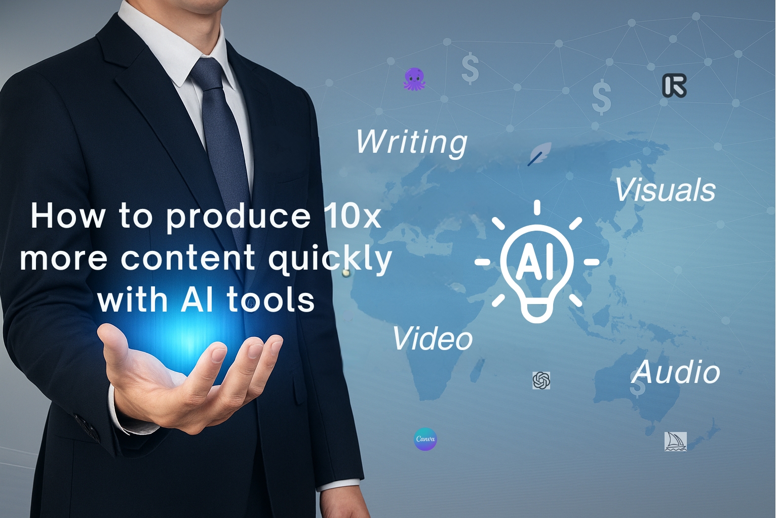 How to produce 10x more content quickly with AI tools