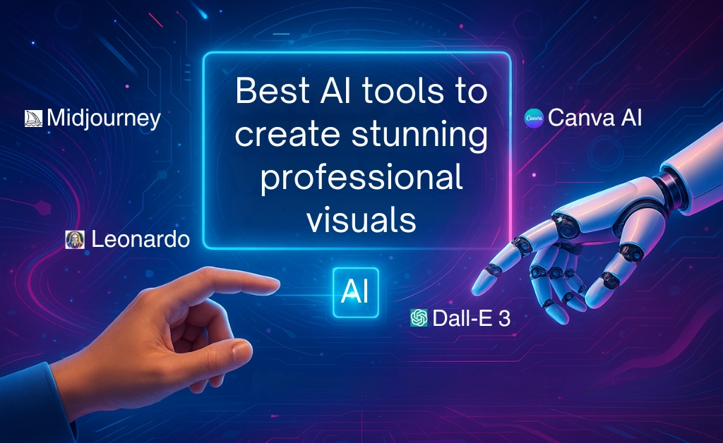 Best AI tools to create stunning professional visuals